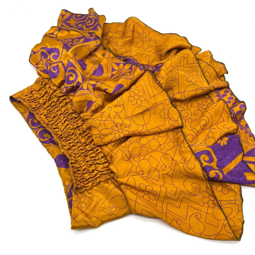 Flowy Skort Vintage Floral Pattern - Picture 1 of 6